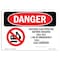 Signmission OSHA Danger Sign, 7" Height, 10" Width, Rigid Plastic, Natural Gas Pipeline Before, Landscape OS-DS-P-710-L-2536 - alternate 1